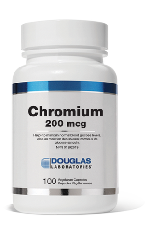 Chromium 200mcg - 100vcaps - Douglas Labratories - Health & Body Nutrition 