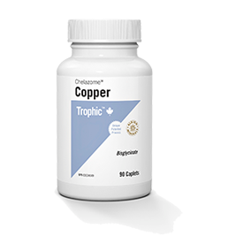 Copper Chelazome - 90caps - Trophic - Health & Body Nutrition 