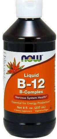 Fast Acting Liquid B12 B-Complex - 237ml - Now - Health & Body Nutrition 