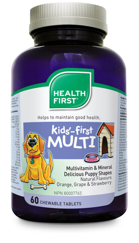 Kids-First Multi - 60chewables - Health First - Health & Body Nutrition 