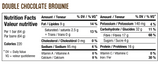 Sprouted Protein Bar Double Chocolate Brownie - 64g - Iron Vegan - Health & Body Nutrition 