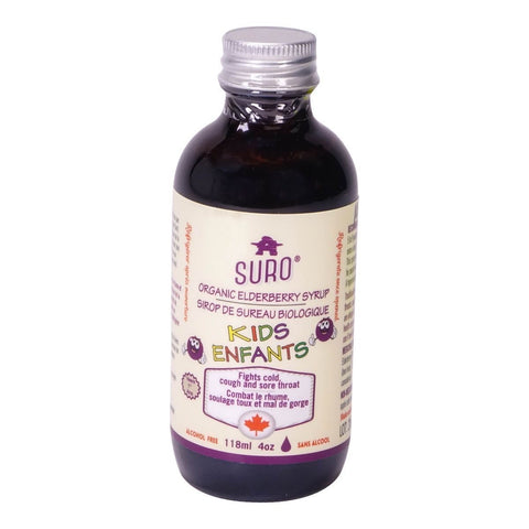 Organic Elderberry syrup Kids- Suro- 118ml - Health & Body Nutrition 