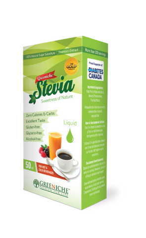 Liquid Stevia - 50ml - Greeniche - Health & Body Nutrition 